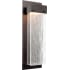 Flat Bronze Finish with Clear Granite Glass